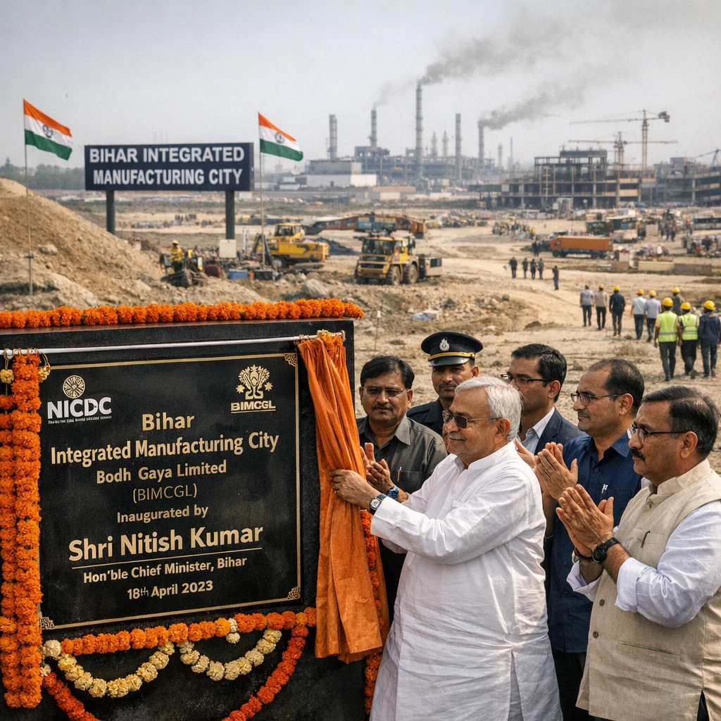 Bihar Launches ₹4,200 Crore Manufacturing City, Promising 1.1 Lakh Jobs and Economic Growth